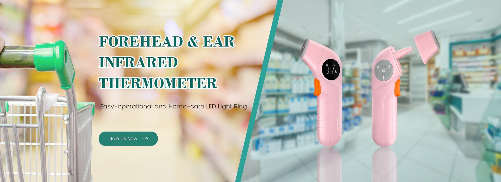 Ear and Forehead Thermometer