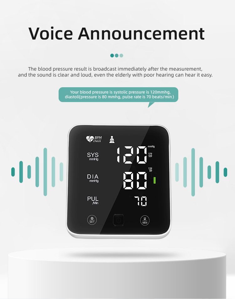 Digital Full Led screen Blood Pressure Monitors AES-U231